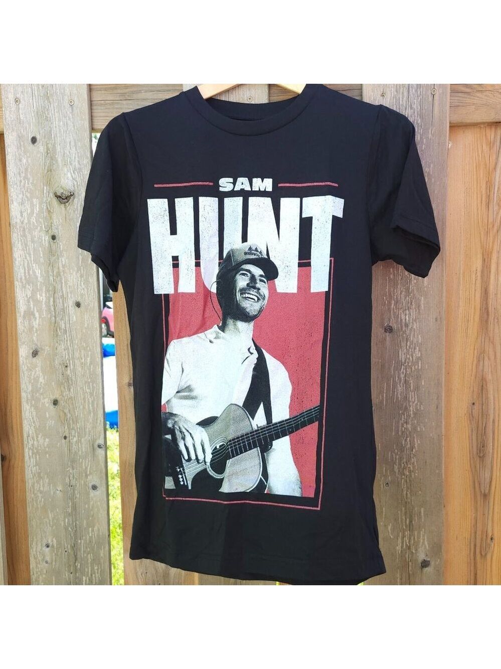 SAM HUNT Black Locked Up 2024 Tour Tee Woman's Size Small